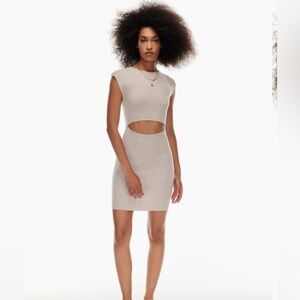 Wilfred Free Cut-out Heather Oatmeal Farine D'Avoine Chine Dress - XS

BNWT